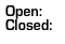 
Open:
Closed:
